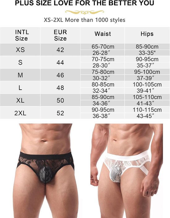 Tanga, sexy herenslip, grote maten, lage taille, ademend mesh, transparant ondergoed