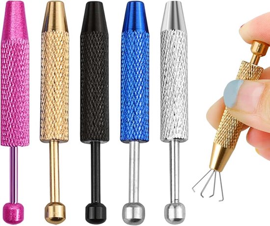 Tangen voor sieraden, roestvrijstalen tangen, kleine voorwerpen, Knutselaccessoires, 5 stuks
