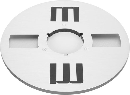 Tape Reel - Opname spoel - Muziek opnemen - Aluminium constructie - 10.5 inch - Zilver van Merkloos