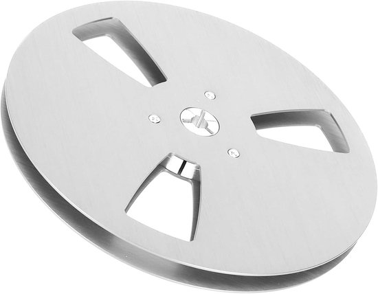 Tape Spoel - Aluminium Spoel - Audio Opname - 3 Gaten - 7 Inch - Zilver van Merkloos