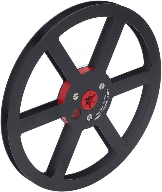 Tape Spoel - Lege Spoel - Opnemen Geluid - Aluminium Legering - 7 Inch Diameter - Zwart