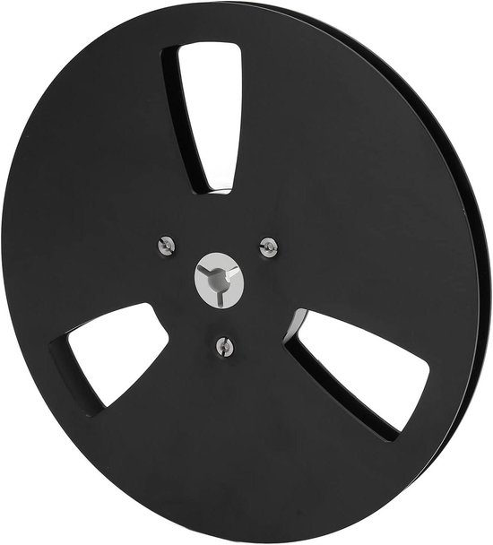 Tape Spoel - Opname Spoel - Audio Opnames - Aluminium Legering - 7 Inch Diameter - Zwart van Merkloos