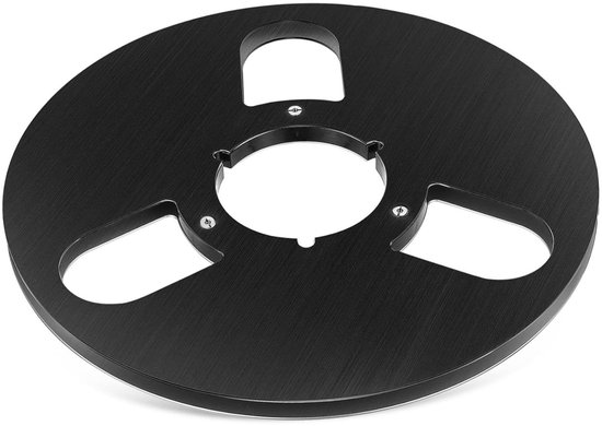 Tape Spool - Reel Spool - Audio Opnemen - Drie Winddichte Gaten - 27 cm - Zwart