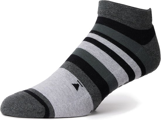Tavi Base 33 Yoga & Pilatus Grip No-Show sokken - Zwart/Grijs - 36-39 van T