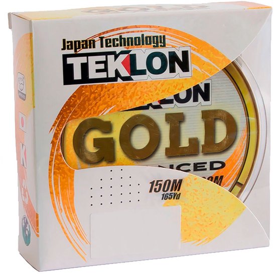 Teklon Gold Advanced Monofilament 150 M Geel 0.158 mm van Teklon