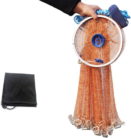 Telescopisch Visnetstok 70 inch - Opvouwbaar Schepnet voor Karper en Forelvangst met Lange Steel van Merkloos