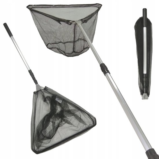 Telescopische Visnet 210cm, 60cm Net, Opvouwbaar van Merkloos