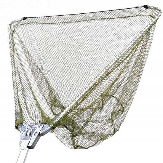 Telescopische Visnet 2.80m - Aluminium Steel - 80x80cm Net van Merkloos