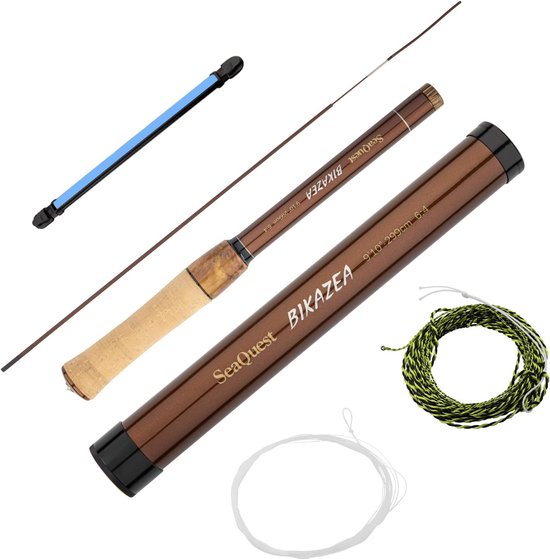 Tenkara hengel 299 cm - carbon - compact en draagbaar - ideaal voor reizen - ShopVlot