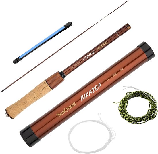 Tenkara hengel 7'10" 238cm - lichtgewicht en duurzaam - ideaal voor forelvissen - ShopVlot