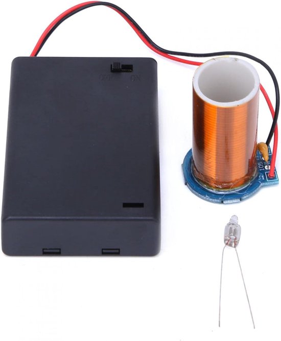 Tesla Coil, Pvc Mini Tesla Coil Batterij-aangedreven Geen Arc