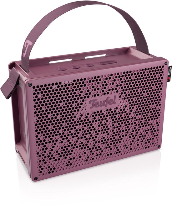 Teufel MYND - Portable bluetooth stereospeaker - Waterdicht IPX67, Tot 42 uur batterij - Wild Berry van Teufel