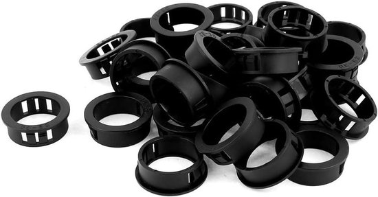 TheLau - 30mm Plastic Kabelslang Snap Locking Bushing Grommet 30 stuks van Merkloos