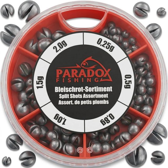 Thijox - Paradox Fishing Lood Schrootvissen - Waggler Set met 1,5 g-5 g Dobbers voor Brede Worpen - Vislood en Vistaccessoires voor Dag en Nacht