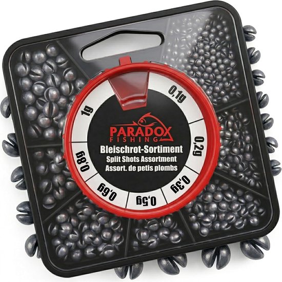 Thijox - Paradox Fishing Loodschroot Vissen 0,1g-1,0g - Vislood Accessoires Schroot voor Dobbers Vissen - Ideaal voor Zoet- en Zoutwater