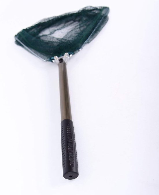 Thijox - Teleskopisch Schepnet Aluminium 130 cm - Compact Net met 40x40 cm Opening - Ideaal voor Vissen, Tuin en Camping