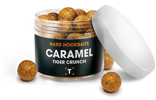 Tijger Crunch Caramel Hard Hookbaits | Aas | Karpervissen | Partikels | Karper Aas | Karper Vissen | Karper Voer | Karper