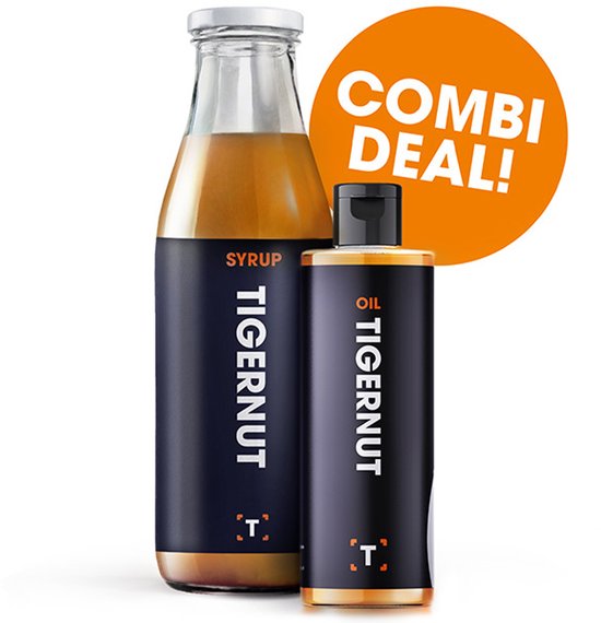 Tijgernoten Siroop + Olie Combi Deal - Karpervissen - Karper Aas - Karper Vissen - Karper Voer - Karper