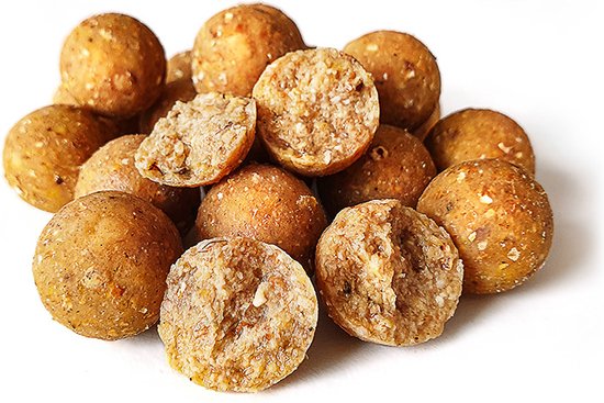 Tijgernotenkopen.nl Tijger Crunch Caramel Boilies - 2,5KG - karper aas van Merkloos