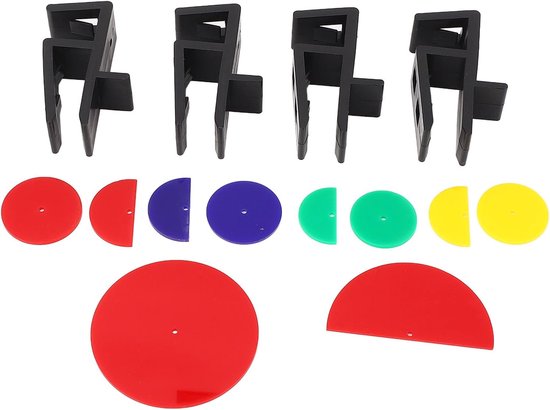 Timmerwerk Jigs Set, 14-delige Meubelpaneel Klemmen Toe Kicking en Plafond Scribe Tool, Houtbewerking Jig Set voor Het Afschrijven van Filler Toe Kicking Plafond
