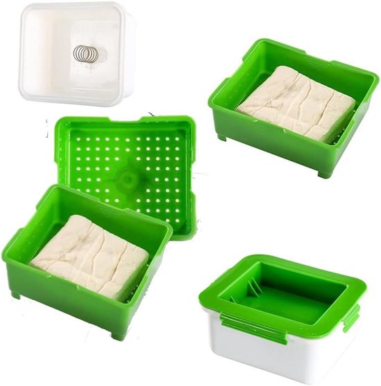 Tofu Pers Molen voor Thuisgebruik - DIY Tofu Maker Kit met Ingebouwde Afvoer voor Soja Kaas en Groene Koken