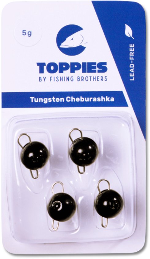 Toppies Tungsten Cheburashka Black 10gr van Toppies
