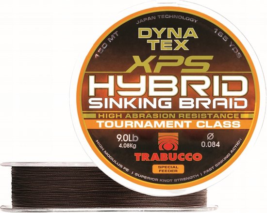 Trabucco XPS Hybrid Sinking Braid feederlijn 0,084mm - 150m
