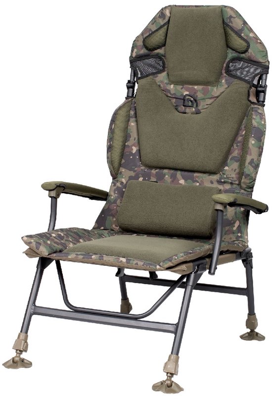 Trakker Levelite Longback Chair Camo - Karperstoel