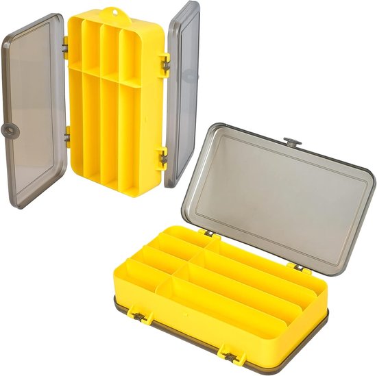 Transparante Waterdichte Opbergdoos voor Visspullen, Hengels en Accessoires - Ideaal voor Organisatie en Bescherming van Vissersmateriaal van Merkloos