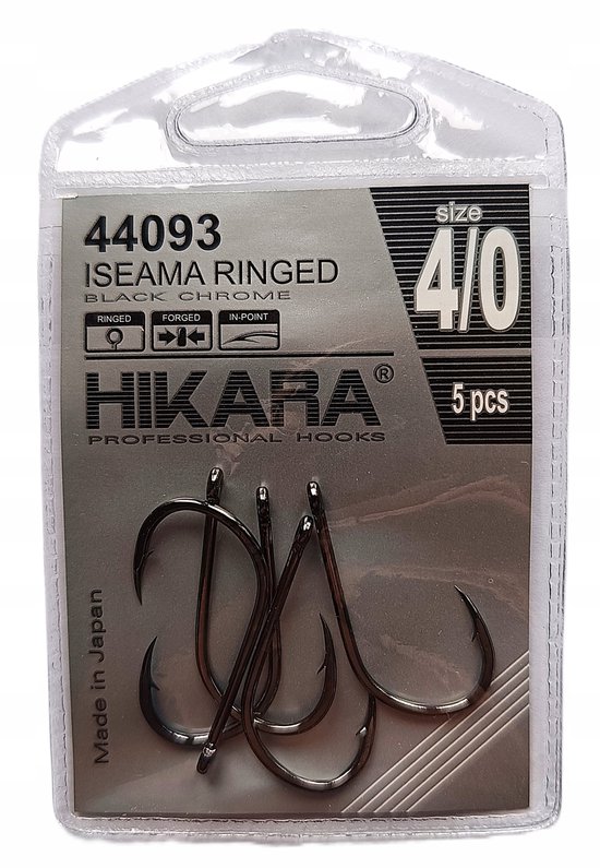 Traper Hikara Iseama Ringed Haken 4/0 - 5 stuks van Traper