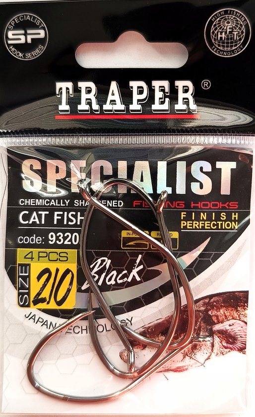 Traper Specialist Meervalhaak 2/0 - 4 stuks - Zout & Zoetwater Vissen