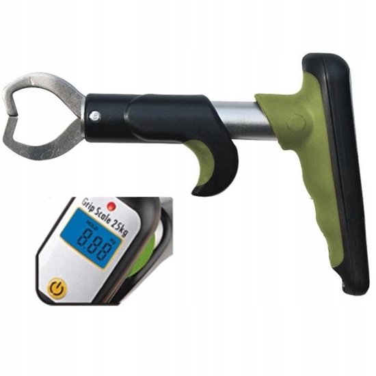 Traper Visgrijper Spin met Digitale Weegschaal (25kg)