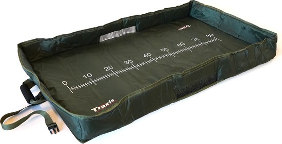 Traxis Basic Cradle - 100x60cm - Karper Onthaakmat - Groen - Compact - Opvouwbaar