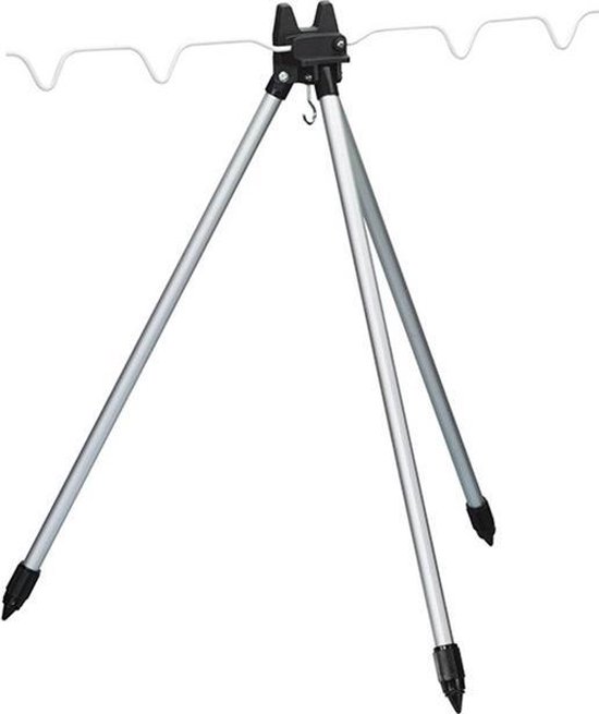 Traxis Tripod - Hengelsteun - Large - Grijs - Verstelbaar - Driepootsteun van Merkloos