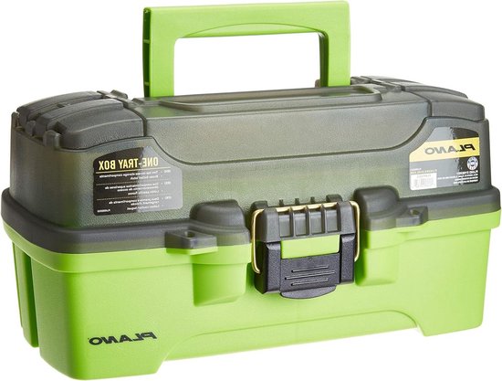 Tray Tackle Box Organizer for Hard Bait Lures - Fishing Tackle Boxes All Fish - Unisex Clear Green Kids Fishing van Merkloos