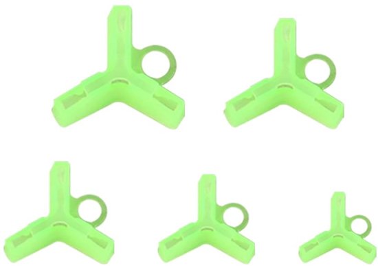 Treble Hook Covers - 50 Stuks Beschermhoes voor Vistuigen - 5 Maten van Merkloos