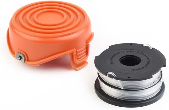 Trimmer Spoel Lijn en 1 Spoel Cap Cover Vervanging voor Black & Decker Strimmer GL675 GL680 GL685 GL686 GL687 GL690