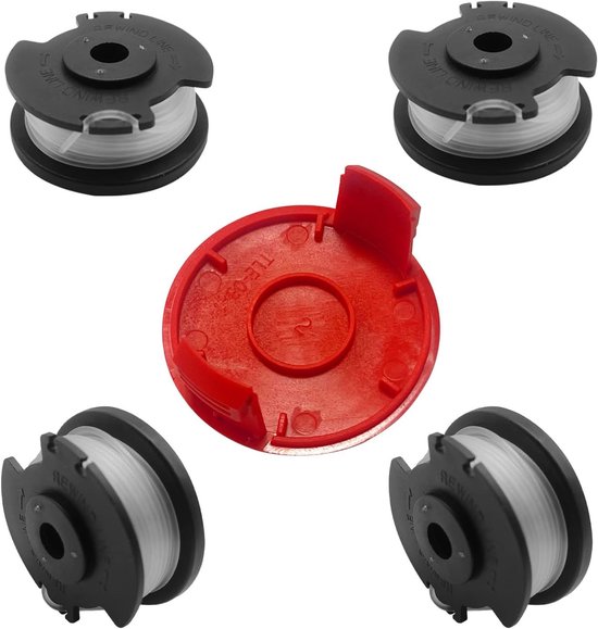 Trimmerdraad en Spoel Vervanging 1.6mm 4.9m voor Diverse Trimmers, Geschikt voor TLE-03, Tuinaccessoires en Tuinonderhoud