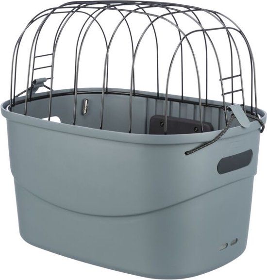 Trixie - Stuur-Fietsmand - Kunststof - Grijs - 42X30X39 cm van Trixie