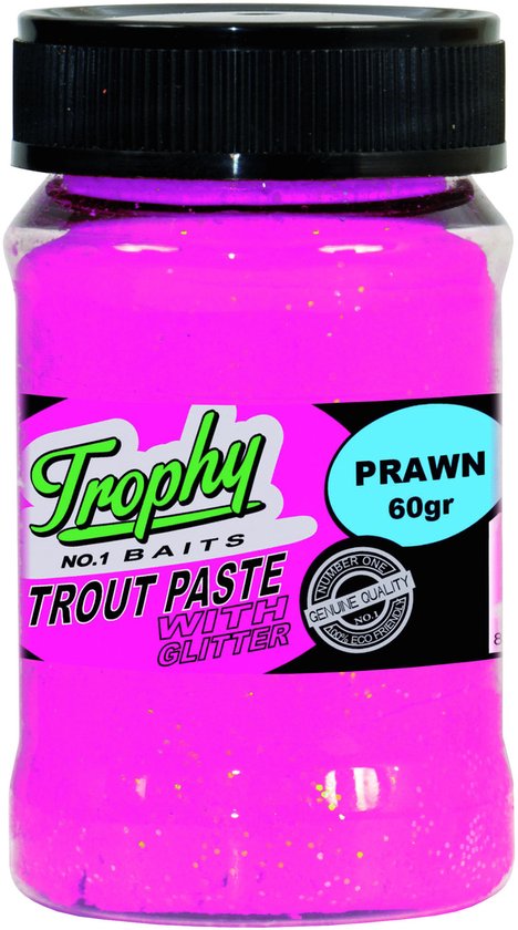 Trophy Baits Forellenpasta - Baits - White Pink Glitter van Trophy Baits