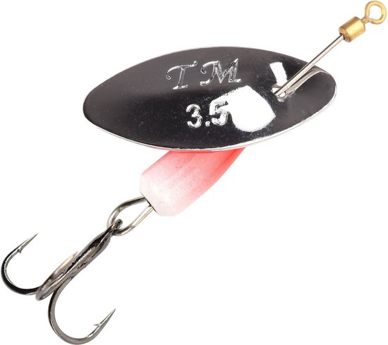 Trout Master Spinner La Tournante 3.50gr - 50mm - Treble Haak 10 (incl Single Haak 8) - Maat : Firetiger van Trout Master
