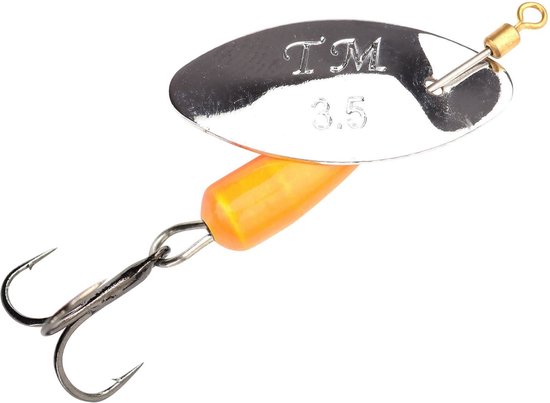 Trout Master Spinner La Tournante 3.50gr - 50mm - Treble Haak 10 (incl Single Haak 8) - Maat : Sunburst van Trout Master