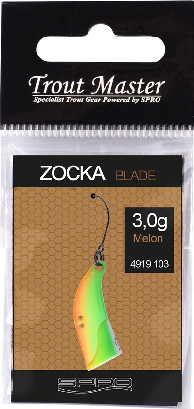 Trout Master UV Zocka Blade 3g - Maat : Melon