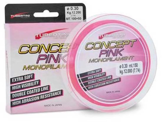 Tubertini Concept Monofilament 150 M Roze 0.250 mm van Tubertini