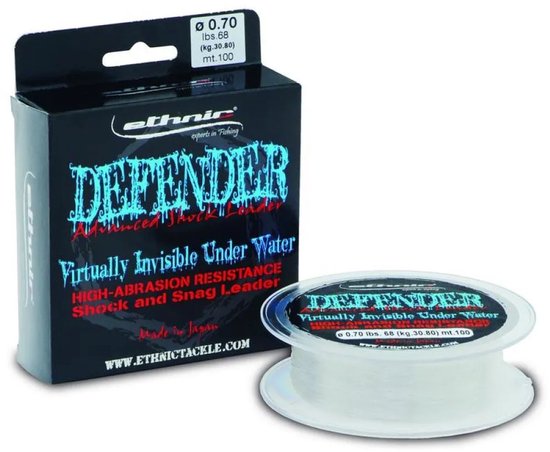 Tubertini Defender Monofilament 100 M Transparant 0.600 mm van Merkloos