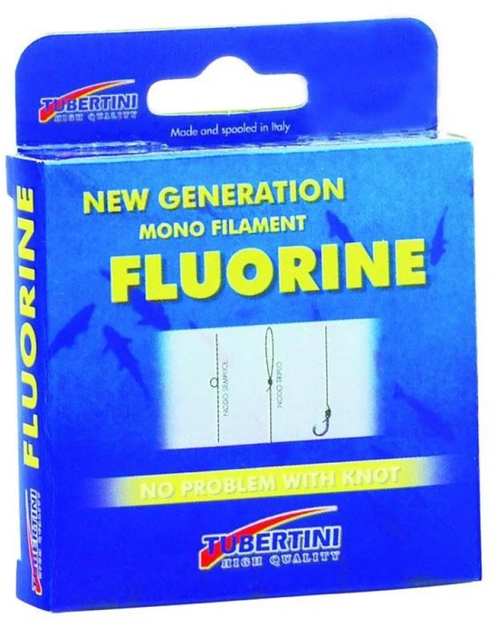 Tubertini Fluorine Flurocarbon 50 M Transparant 0.074 mm