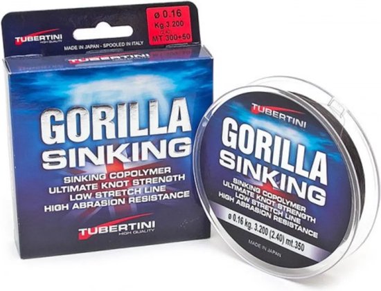 Tubertini - Lijn Nylon Gorilla Sinking 350m - Tubertini
