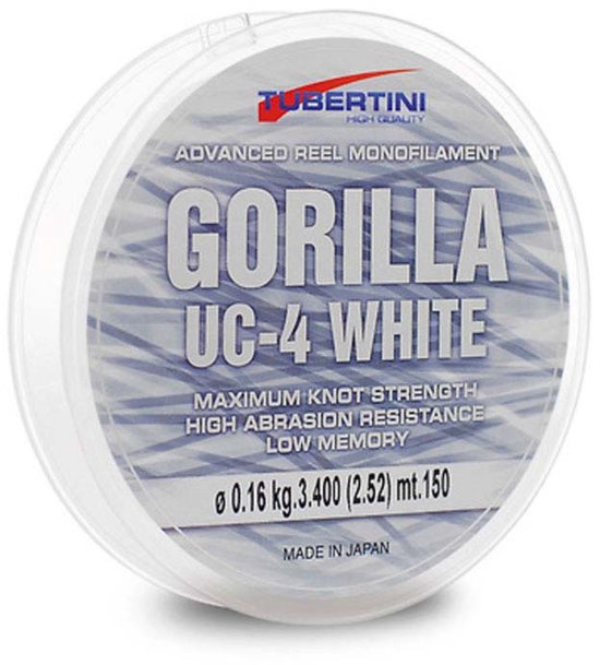 Tubertini Uc4 Monofilament 600 M Wit 0.160 mm van Merkloos