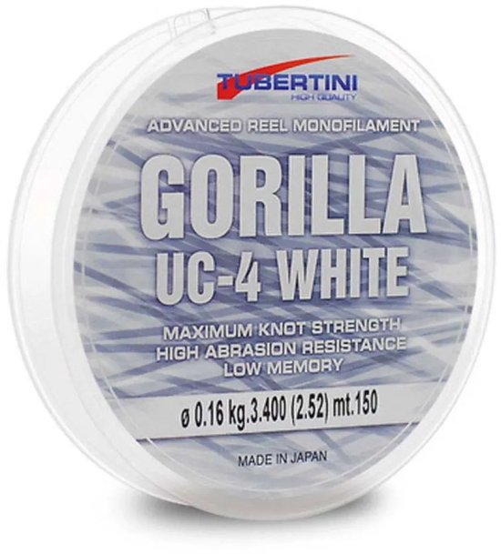 Tubertini Uc4 Monofilament 600 M Wit 0.220 mm van Merkloos