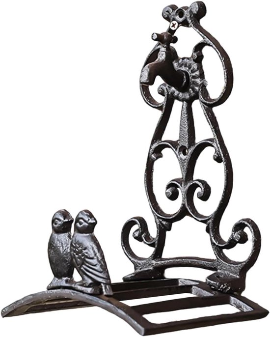 Tuin Slang Hanger Heavy-Duty Iron Vintage Muur Haak met Artistiek
